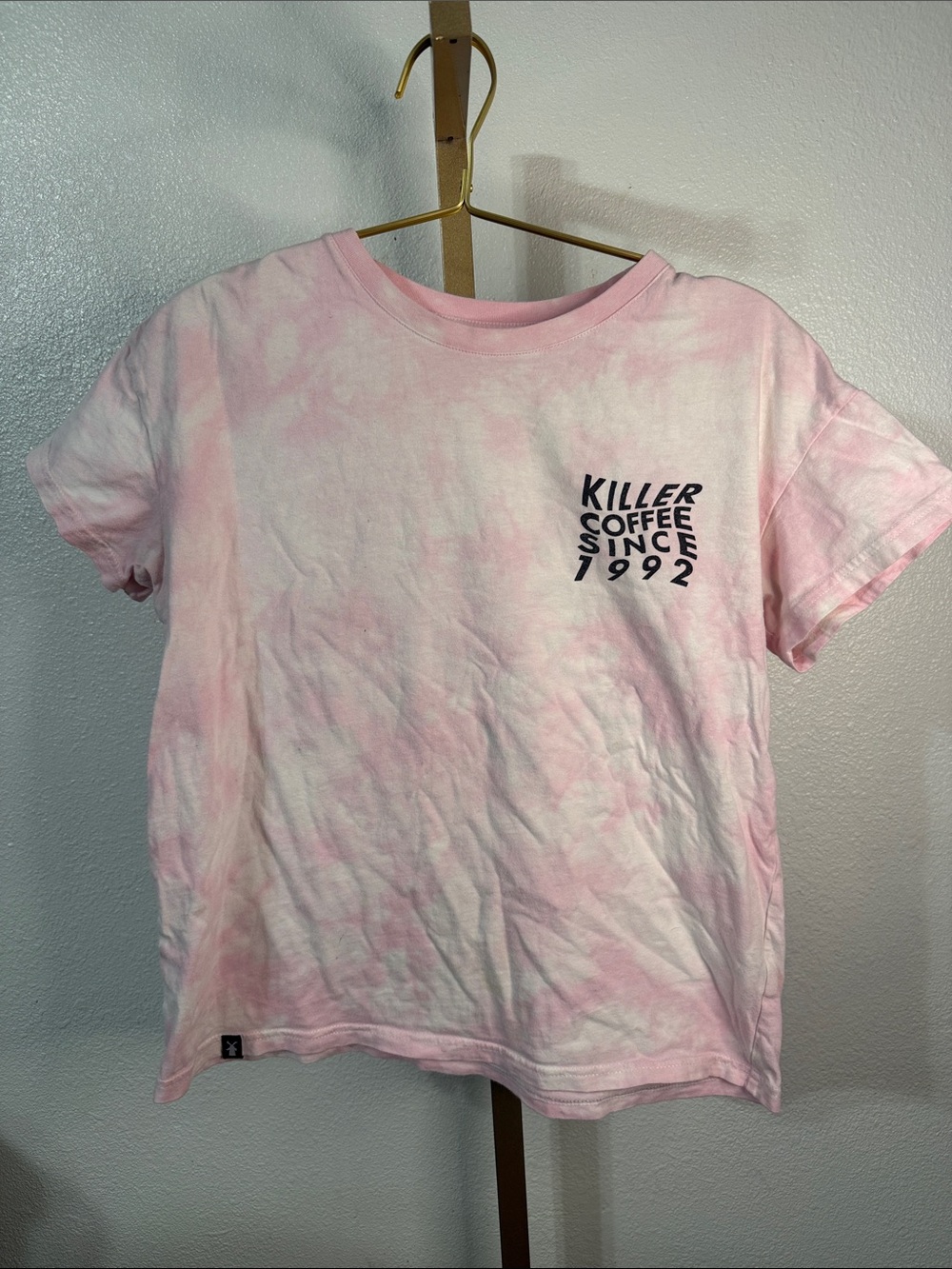 Dutch Bros- Pink Tie-Dye "Killer Coffee Since 1992" Tee- XS